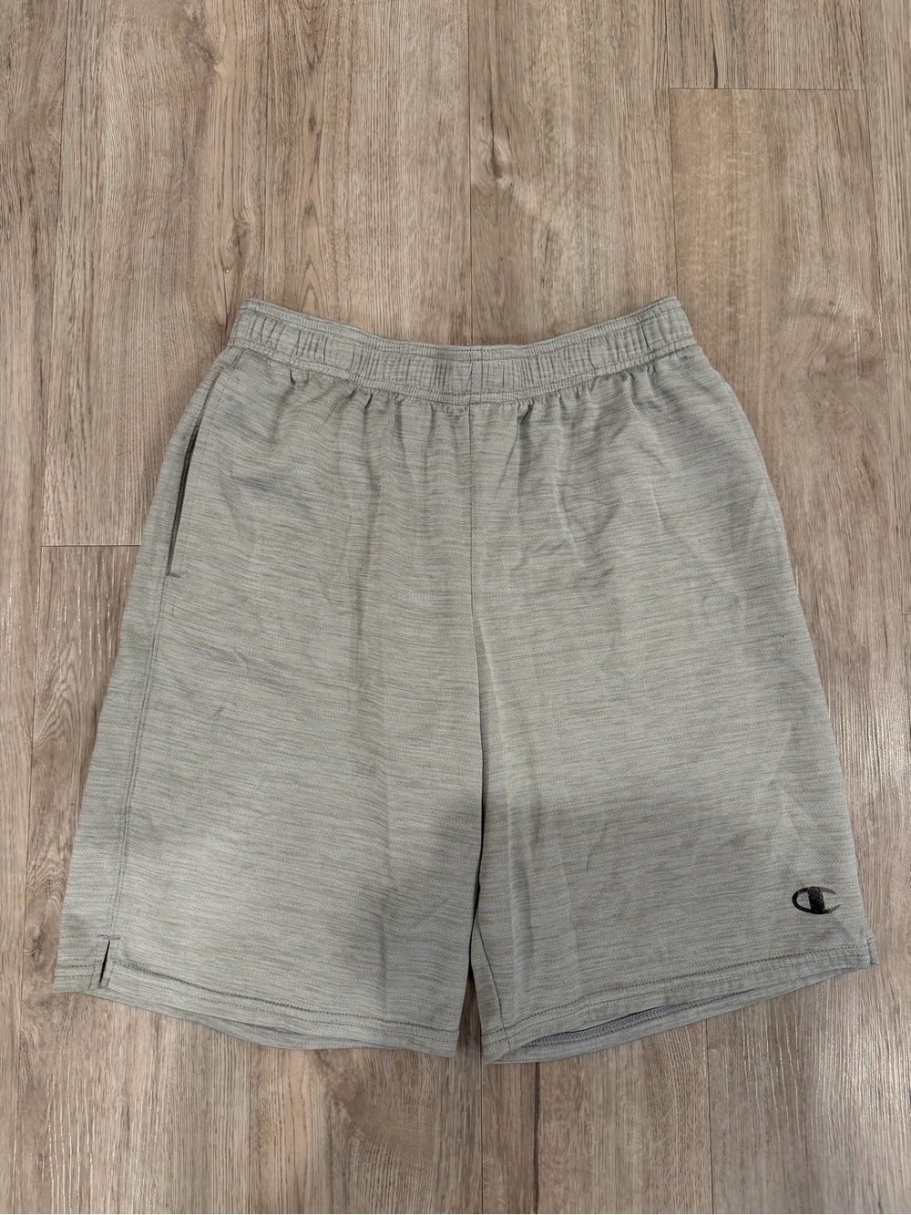 Champion Men’s Athletic Shorts - Heathered Grey - Size Medium